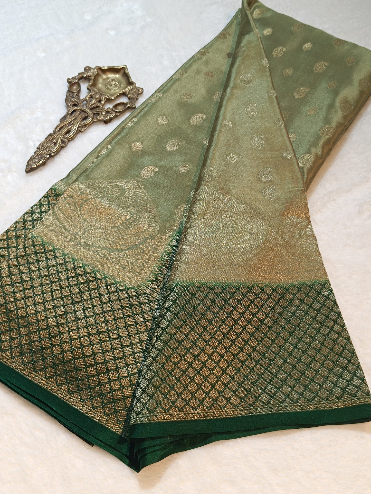 Mysore Crepe Silk Sarees - Brocade