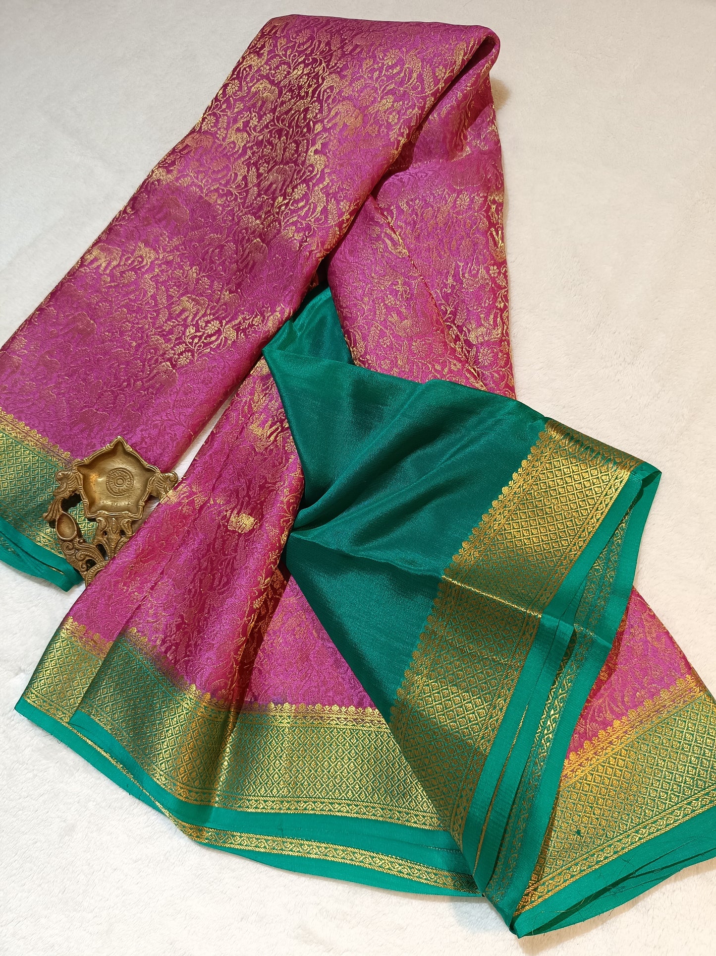 Mysore Crepe Silk Sarees - Brocade