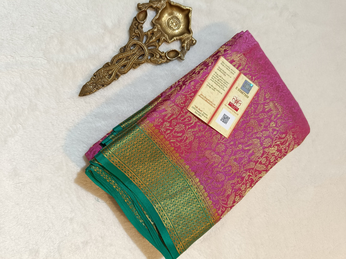 Mysore Crepe Silk Sarees - Brocade