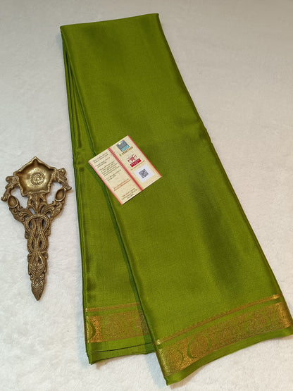 Mysore Crepe Silk Sarees - Self Colors (Light)