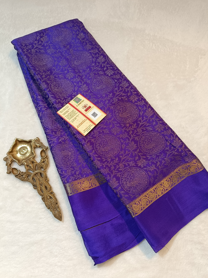 Mysore Wrinkle Crepe Sarees - Brocade